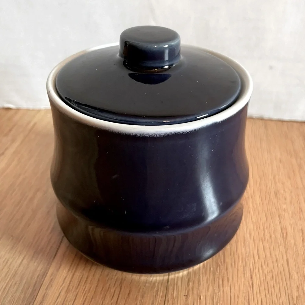 Vintage Japanese stoneware canister